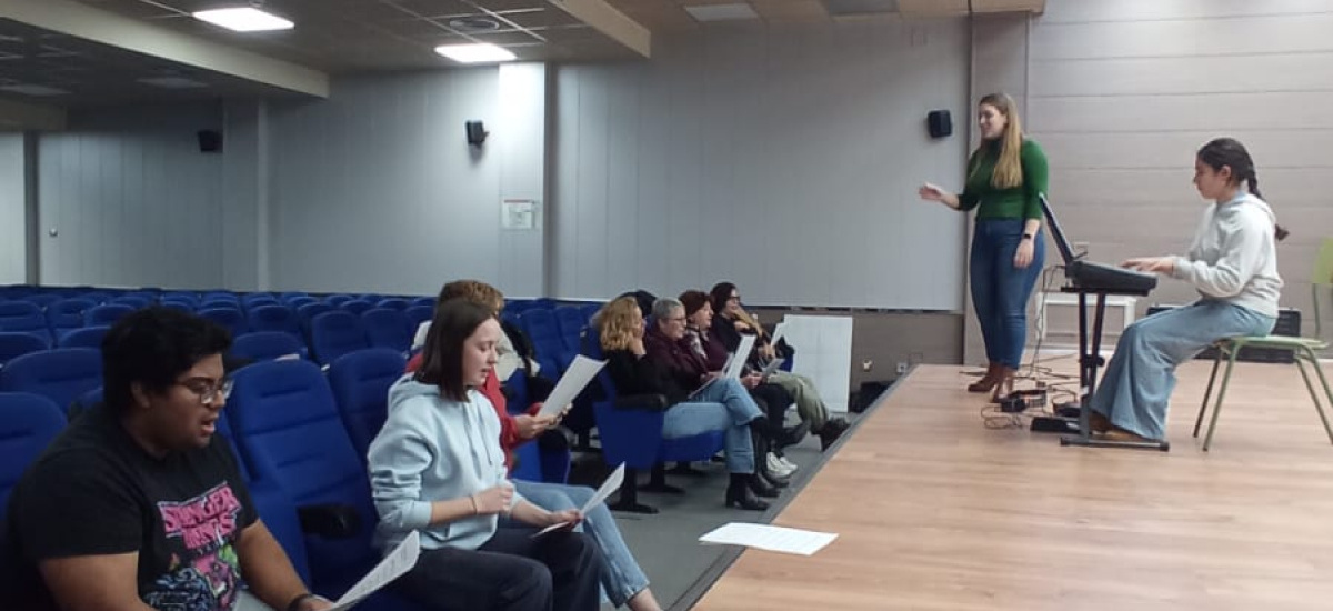 Imagen Estudiantes y personal docente y de administración y servicios integran la nueva coral de la UPCT